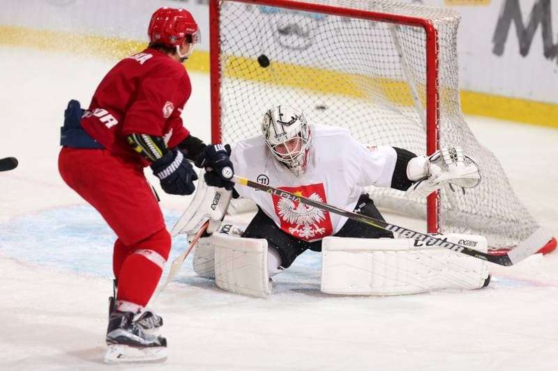 Ice Hockey. Poland national team. Training. 27.09.2017
