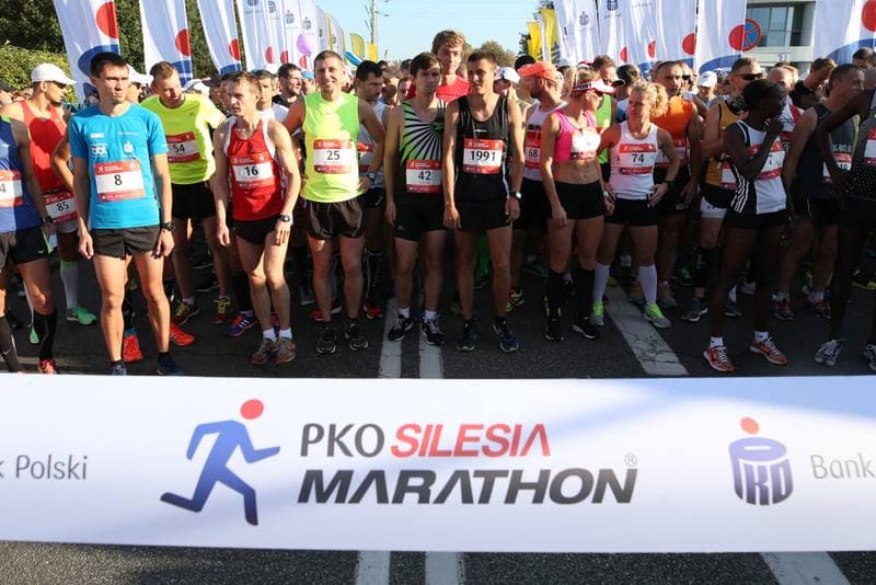 Athletics. PKO Silesia Marathon. Wojciech Saluga - Damian Pieterczyk. 01.10.2017