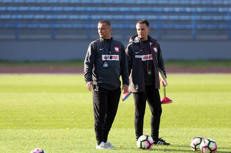 Football. Poland U19. Training. 02.10.2017