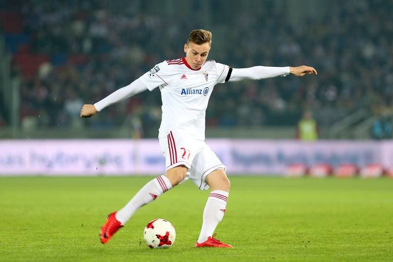 Football. Lotto Ekstraklasa. Gornik Zabrze - Lech Poznan. 04.11.2017