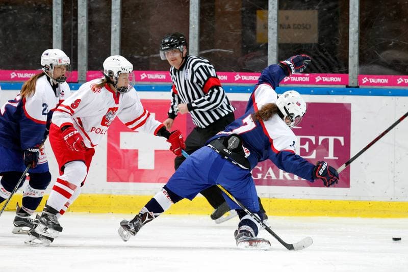 Ice Hockey. Women's National Team. Poland - Slovakia. 12.11.2017