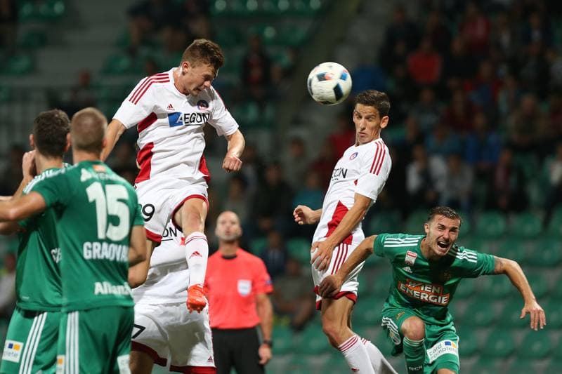 Football. UEFA Europa League. AS Trencin - Rapid Wien. 18.08.2016