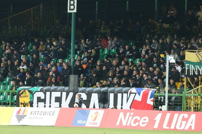 Football. Nice I Liga. GKS Katowice - Miedz Legnica. 25.11.2017