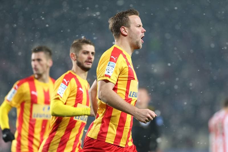 Football. Lotto Ekstraklasa. Cracovia Krakow - Korona Kielce. 04.12.2017