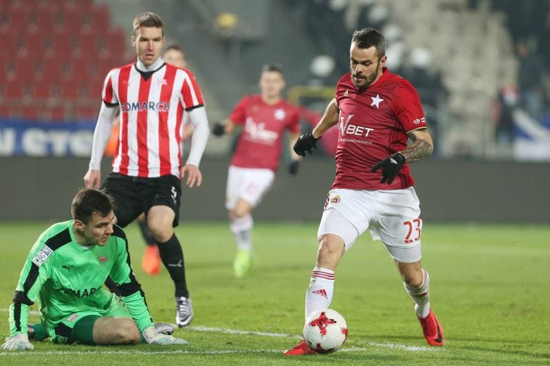 Football. Lotto Ekstraklasa. Cracovia Krakow - Wisla Krakow. 13.12.2017