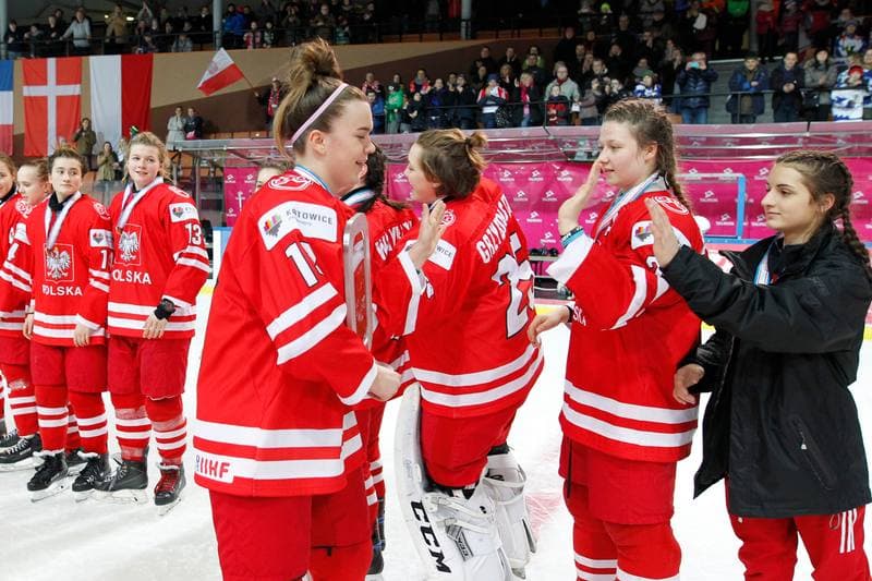 Ice Hockey. Women's U18 World Championship Division 1B. Poland - Great Britain. 12.01.2018