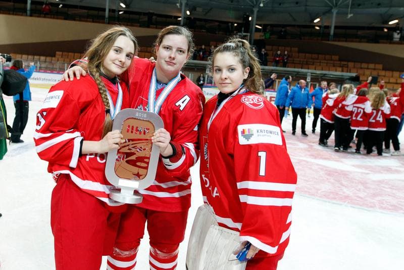 Ice Hockey. Women's U18 World Championship Division 1B. Poland - Great Britain. 12.01.2018