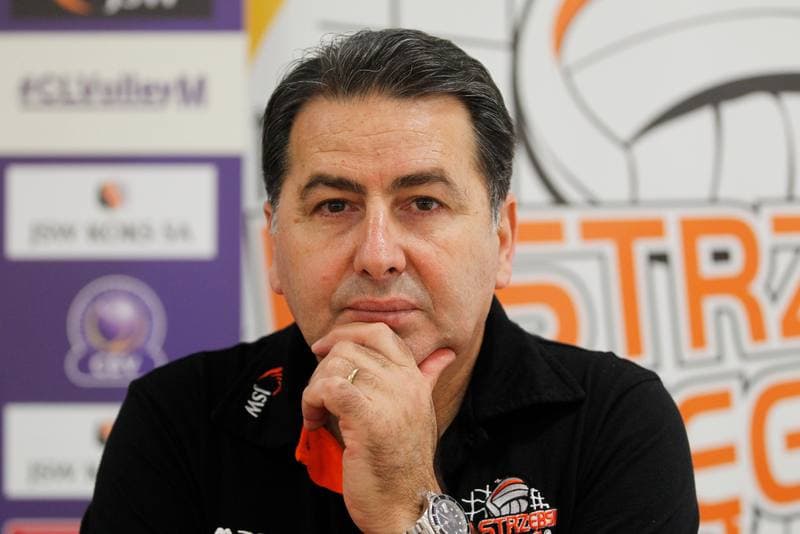 Volleyball. Jastrzebski Wegiel. Press Conference. 29.01.2018