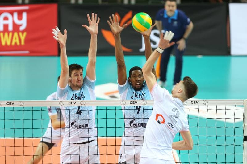 Volleyball. CEV Champions League. Jastrzebski Wegiel - Zenit Kazan. 31.01.2018