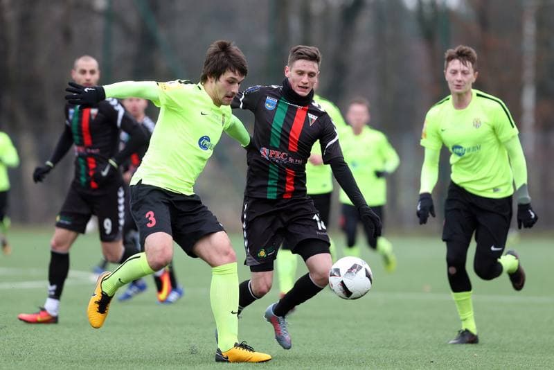 Football. Sparing. GKS Tychy - SFC Opava. 02.02.2018