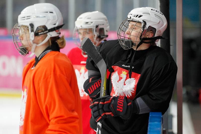Ice Hockey. Poland national team. Training. 15.02.2018