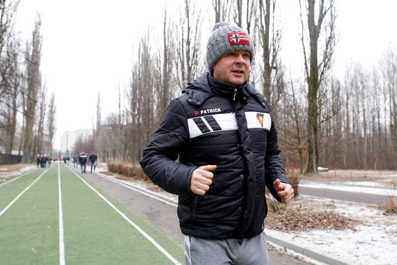 Football. Zaglebie Sosnowiec. Press Conference. 23.02.2018