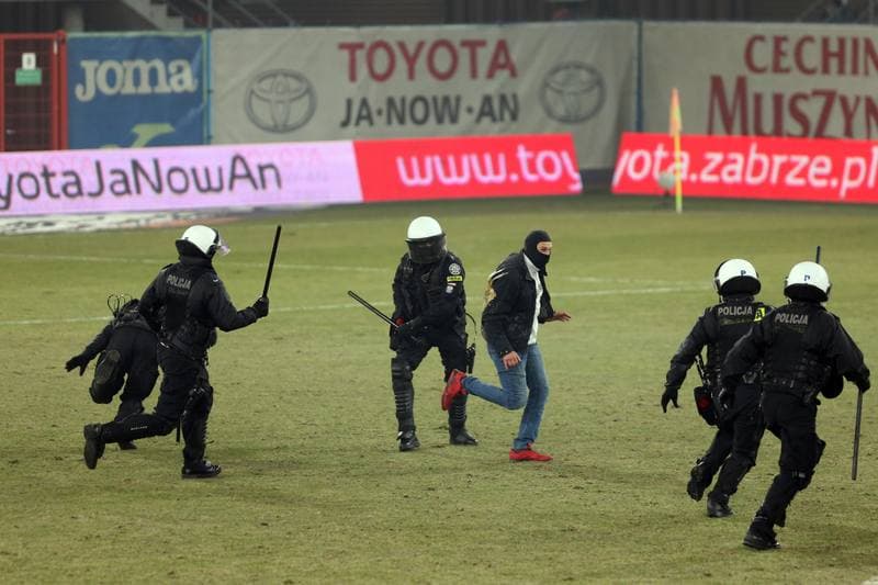 Football. Lotto Ekstraklasa. Piast Gliwice - Gornik Zabrze. 03.03.2018