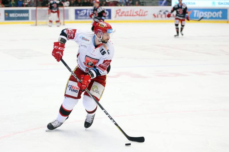 Ice Hockey. TipSport Extraliga. Ocelari Trinec - Mountfield Hradec Kralove. 02.04.2018