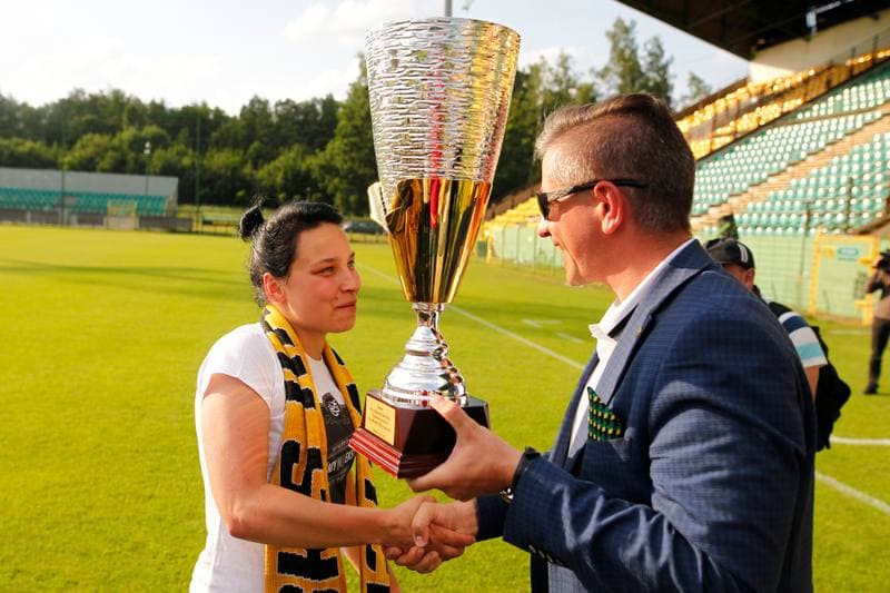 Football. Women's I Liga. GKS Katowice - Wanda Krakow. 27.05.2018