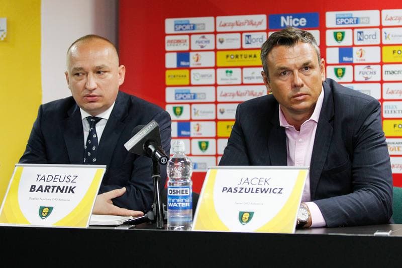 Football. GKS Katowice. Press Conference. 21.06.2018