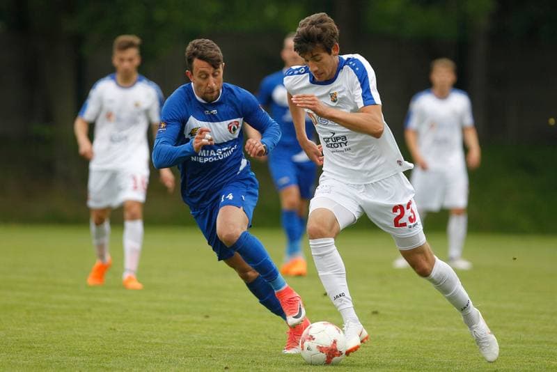 Football. Sparing. Odra Opole - Puszcza Niepolomice. 23.06.2018