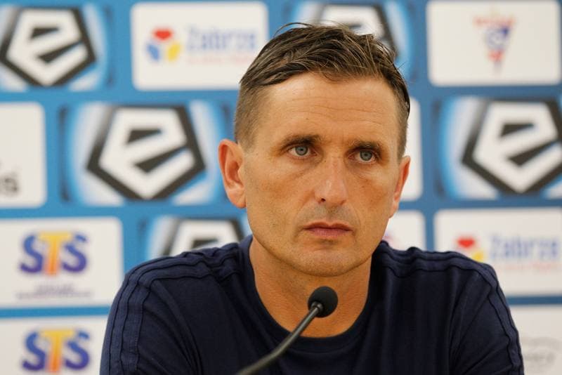 Football. Gornik Zabrze. Press Conference. 25.07.2018