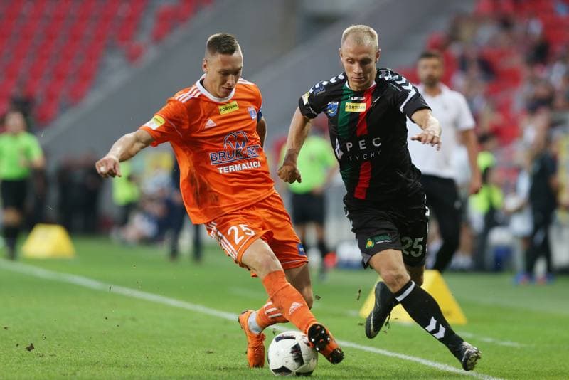 Football. Fortuna I Liga. GKS Tychy - Bruk-Bet Termalica Nieciecza. 11.08.2018