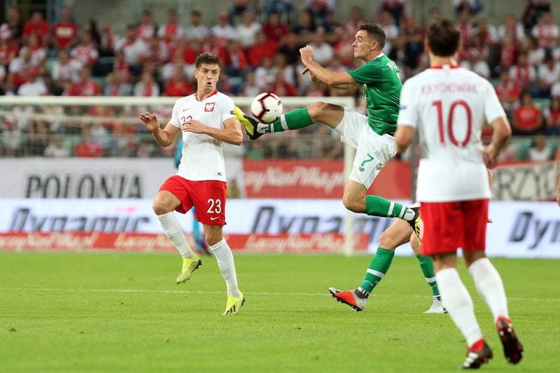 Football. International Friendly. Poland - Republic of Ireland. 11.09.2018
