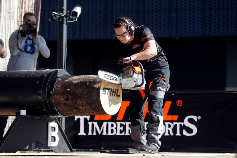 Lumberjack Championships. Stihl Timbersports. 06.10.2018