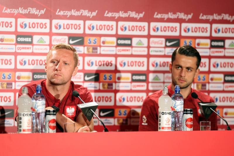 Football. Poland national team. Training. 09.10.2018
