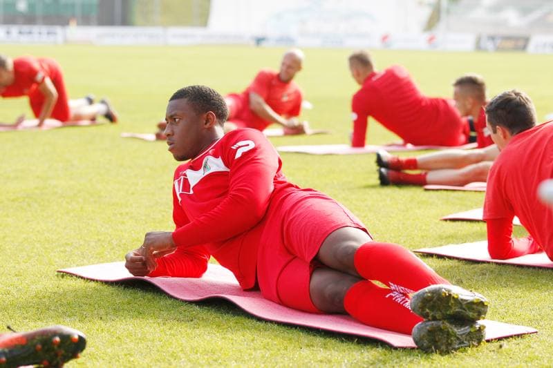 Football. Zaglebie Sosnowiec. Training. 16.10.2018