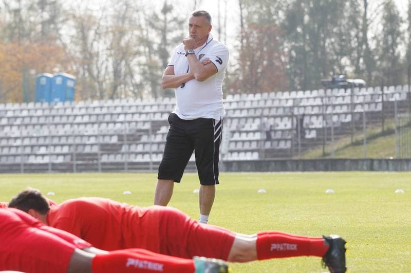 Football. Zaglebie Sosnowiec. Training. 16.10.2018