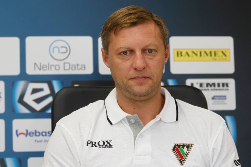 Football. Zaglebie Sosnowiec. Press Conference. 16.10.2018