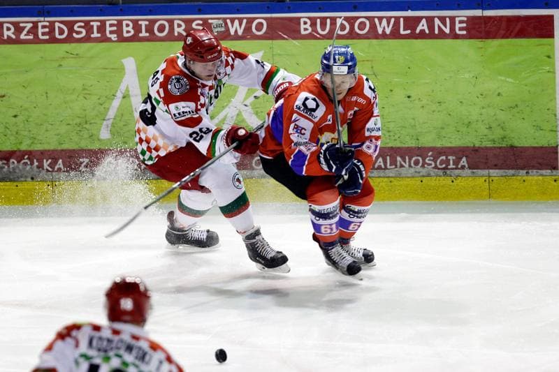 Ice Hockey. Polska Hokej Liga. Zaglebie Sosnowiec - Weglokoks Kraj Polonia Bytom. 28.10.2018