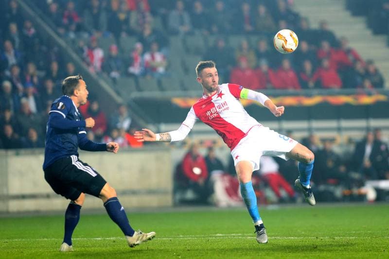 Football. UEFA Europa League. Slavia Prague - FC Copenhagen. 08.11.2018