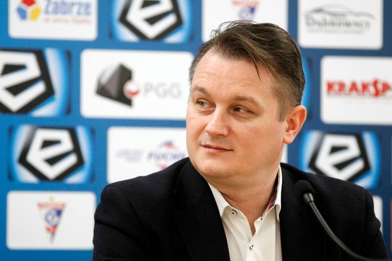 Football. Gornik Zabrze. Press Conference. 13.12.2018