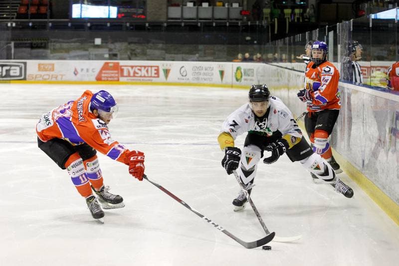 Ice Hockey. Polska Hokej Liga. GKS Tychy - Weglokoks Kraj Polonia Bytom. 02.01.2019