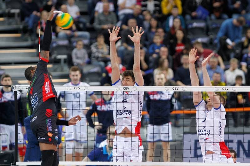 Volleyball. CEV Champions League. ZAKSA Kedzierzyn-Kozle - Cucine Lube Civitanova. 15.01.2019