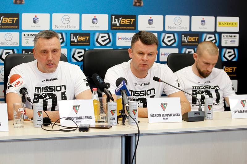 Football. Zaglebie Sosnowiec. Press Conference. 07.02.2019