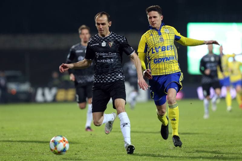 Football. Lotto Ekstraklasa. Zaglebie Sosnowiec - Arka Gdynia. 16.02.2019