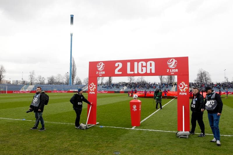 Football. II Liga. Ruch Chorzow - Olimpia Grudziadz. 10.03.2019