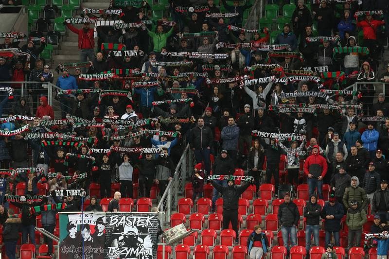 Football. Fortuna I Liga. GKS Tychy - Stal Mielec. 15.03.2019