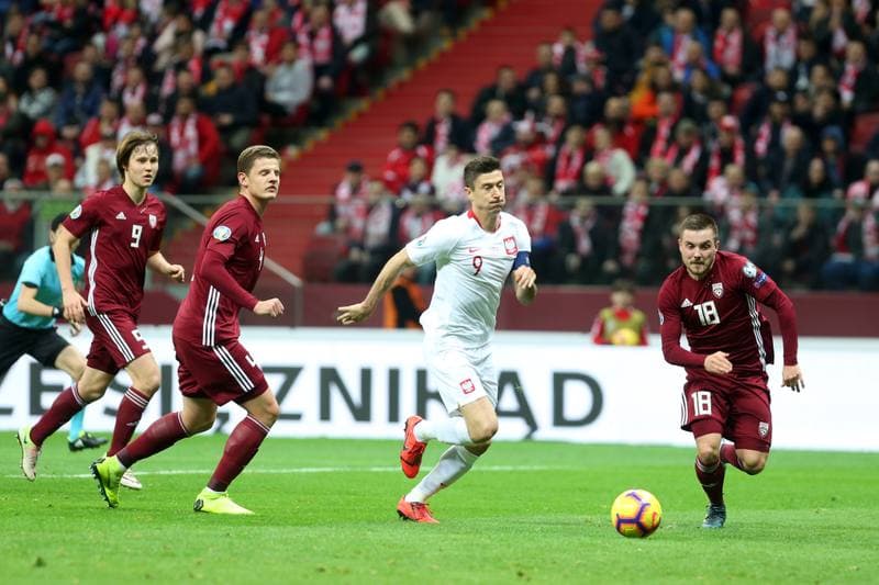 Football. Euro 2020 Qualifiers. Poland - Latvia. 24.03.2019