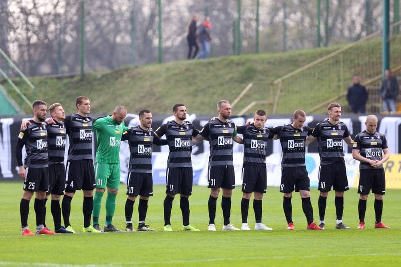 Football. Fortuna I Liga. GKS Katowice - Chrobry Glogow. 07.04.2019