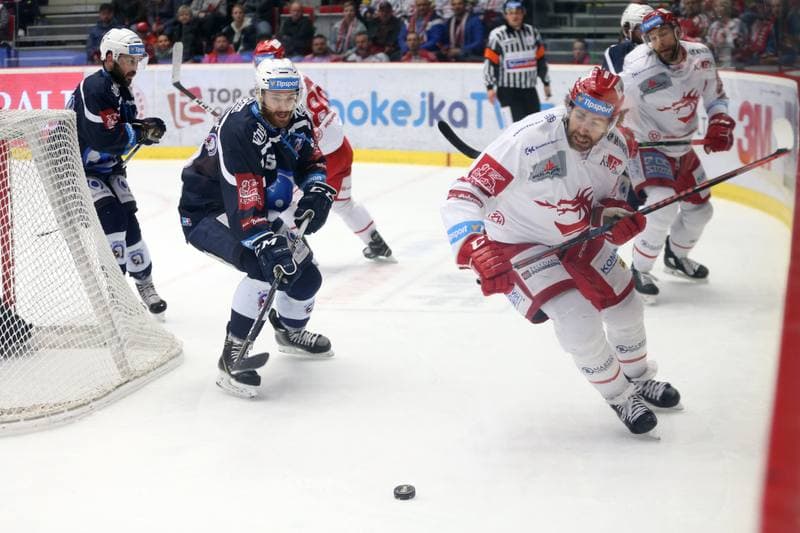 Ice Hockey. Tipsport Extraliga. Ocelari Trinec - Skoda Plzen. 15.04.2019