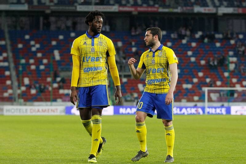 Football. Lotto Ekstraklasa. Gornik Zabrze - Arka Gdynia. 22.04.2019