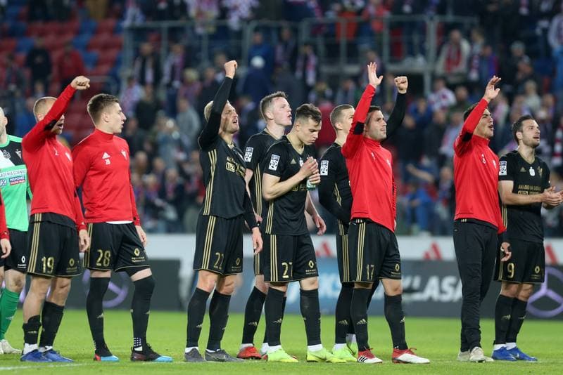 Football. Lotto Ekstraklasa. Gornik Zabrze - Arka Gdynia. 22.04.2019