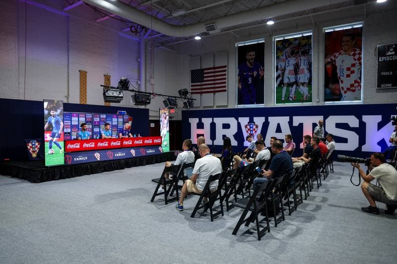 Football. FIFA World Cup 2026. Croatia. Training And Press Conference. 21.06.2026