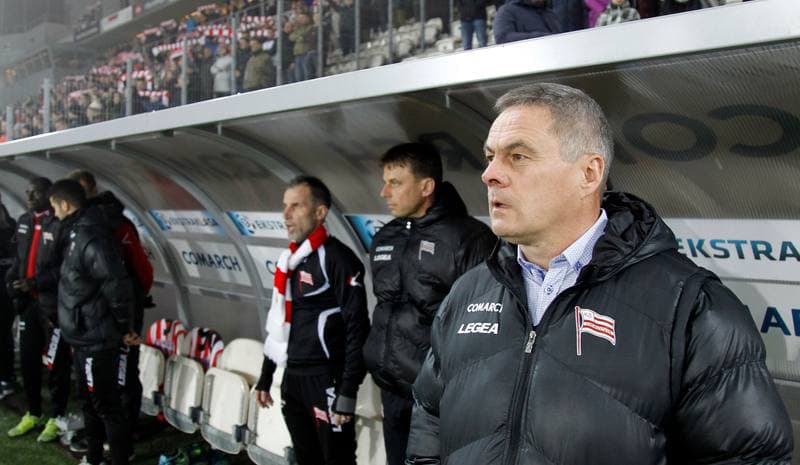 Football. T-Mobile Ekstraklasa. Cracovia Krakow - Slask Wroclaw. 02.03.2014