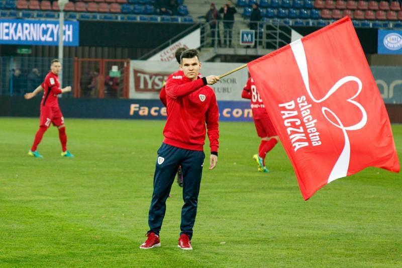 Football. Lotto Ekstraklasa. Piast Gliwice - Cracovia Krakow. 18.11.2016