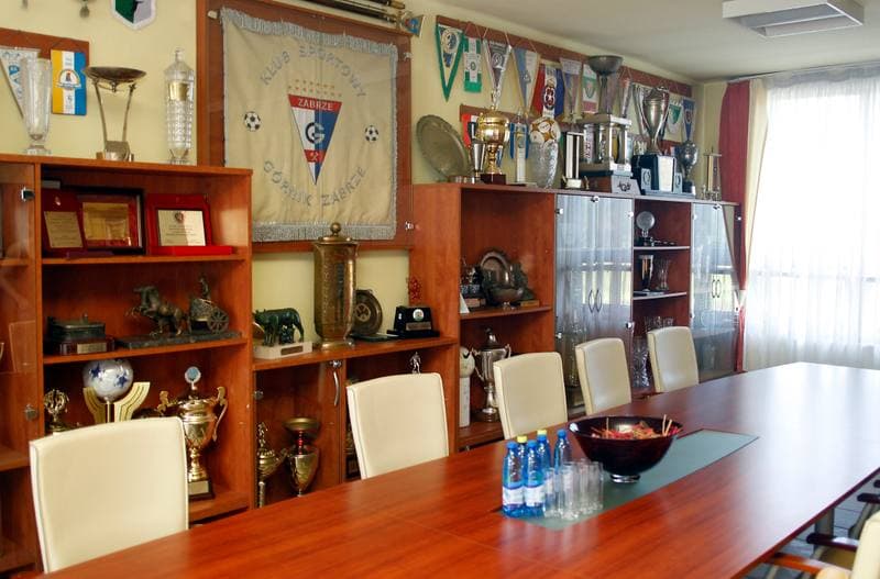 Football. Gornik Zabrze. Press Conference. 01.07.2015