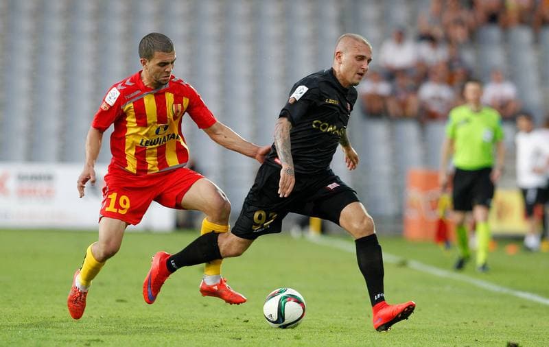 Football. PKO BP Ekstraklasa. Korona Kielce - Cracovia Krakow. 14.08.2015