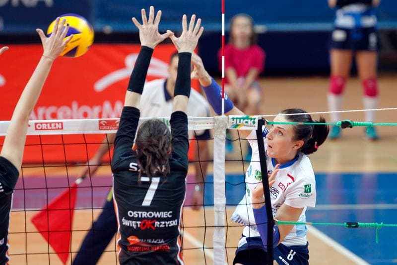 Volleyball. Orlen Liga. MKS Dabrowa Gornicza - KSZO Ostrowiec. 07.01.2017