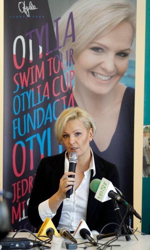 Swimming. Otylia Swim Tour. Press Conference. 04.11.2015